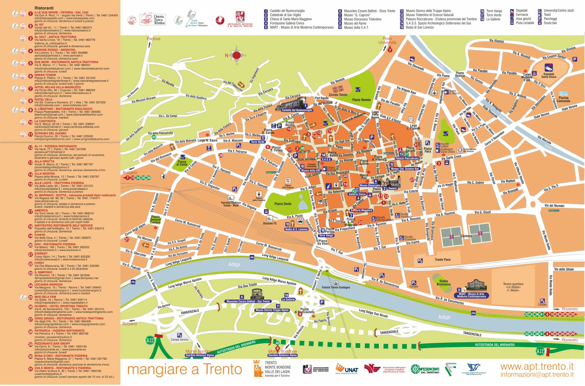 Ufficio Turismo Trento mappa turistica di trento mediaomnia Ufficio Turismo Trento mappa turistica di trento mediaomnia